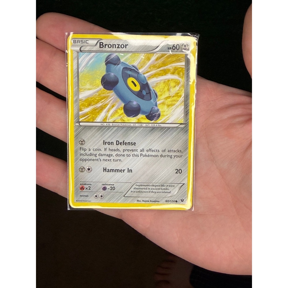 Pokemon Bronzor 60/124 Reverse Holo Dragons Exalted 2012 Pokemon Card